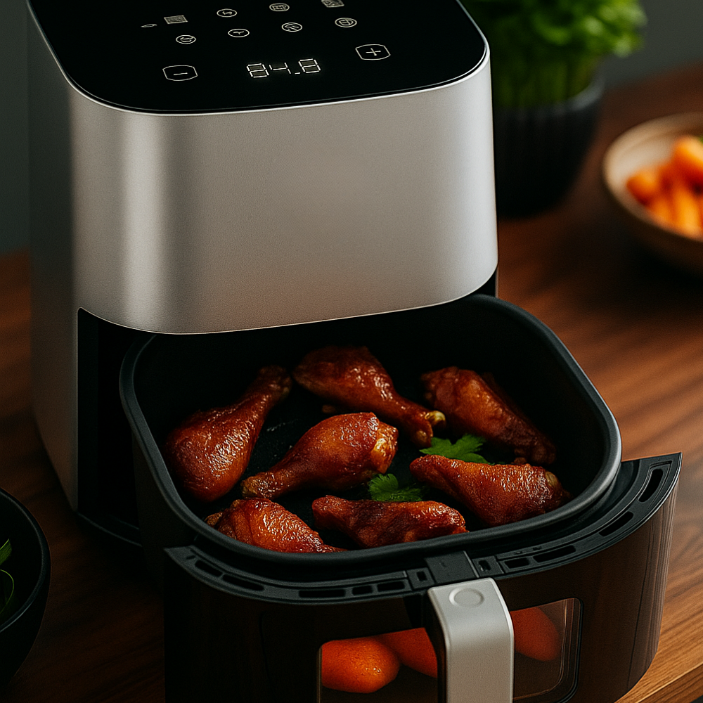 JenaRise AirCook 5L – Friteuse à air sans huile avec écran tactile et fenêtre visible